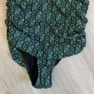 High waisted swim bottoms